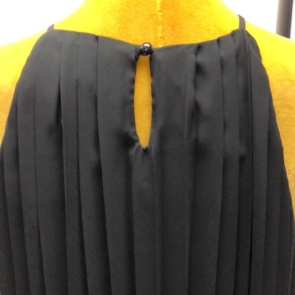 Women’s As U Wish pleated black mini dress - Picture 4 of 11